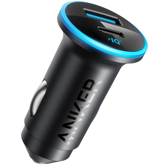 Anker 323 Autoladegerät, 52,5 W, 3 A, 1 x USB-A – 1 x USB-C, Schwarz A2735G11