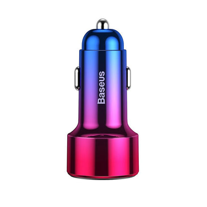 Baseus Magic Display Series Car Charger, 45W, 5A, 1 x USB-A - 1 x USB-C, Multicolor CCMLC20C-09