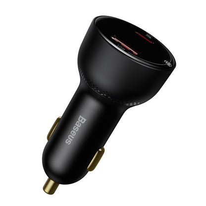 Auto-Ladegerät mit USB-C Kabel Baseus Superme, 100W, 5A, 1 x USB-A - 1 x USB-C, Schwarz TZCCZX-01
