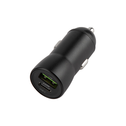 Auto-Ladegerät mit USB-C Kabel MaXlife MXCC-04, 20W, 3A, 1 x USB-A - 1 x USB-C, Schwarz