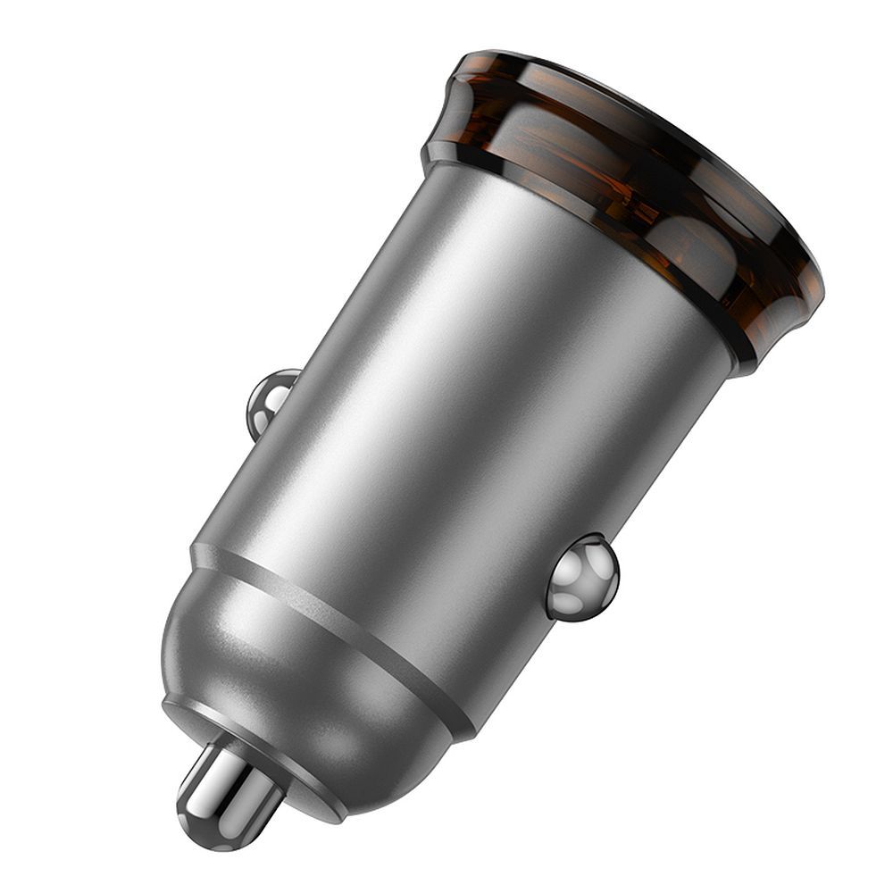 Auto-Ladegerät HOCO NZ16B, 45W, 3A, 2 x USB-C, Grau