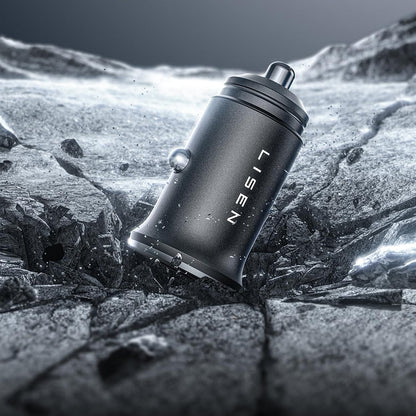 Auto-Ladegerät Lisen, 45W, 3A, 2 x USB-C, Schwarz YL0223080007