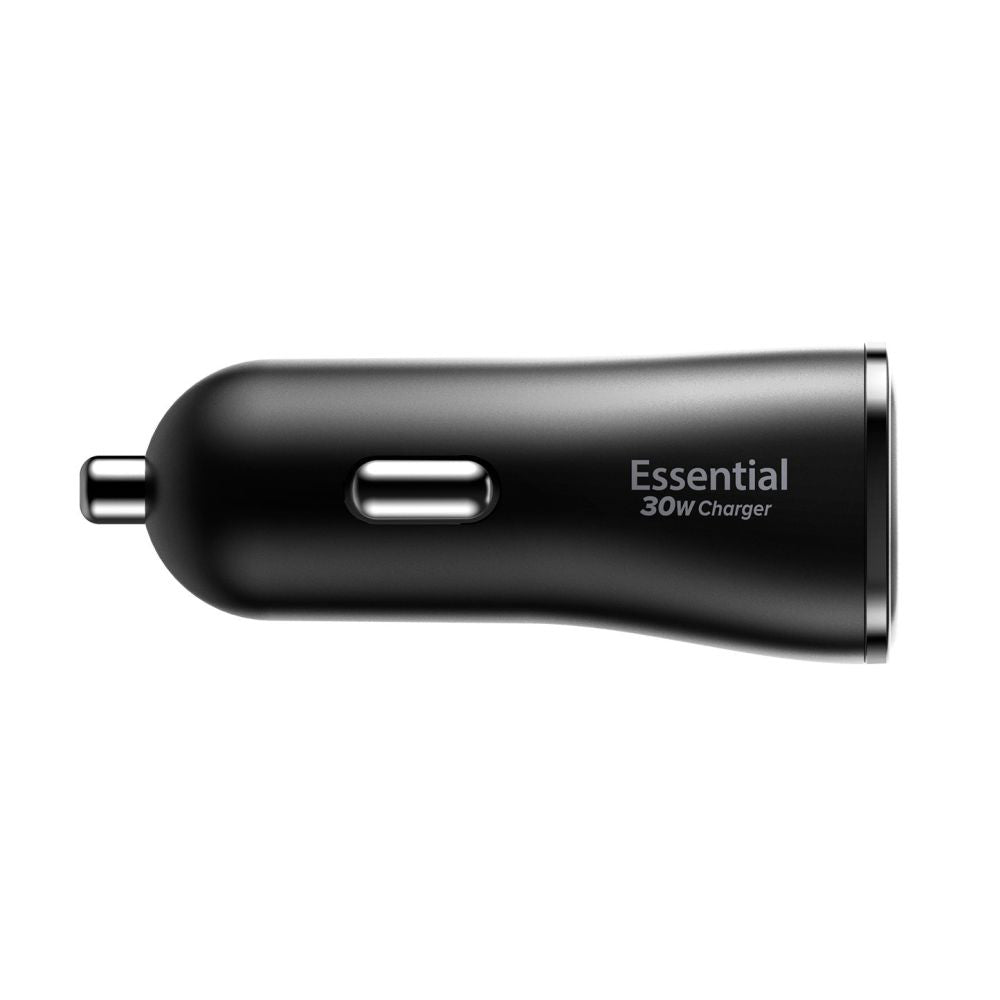 Auto-Ladegerät Spigen EV302 Essential, 30W, 3A, 2 x USB-A, Schwarz ACP08700