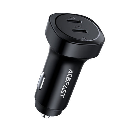 Auto-Ladegerät Acefast B2, 72W, 3A, 2 x USB-C, Schwarz