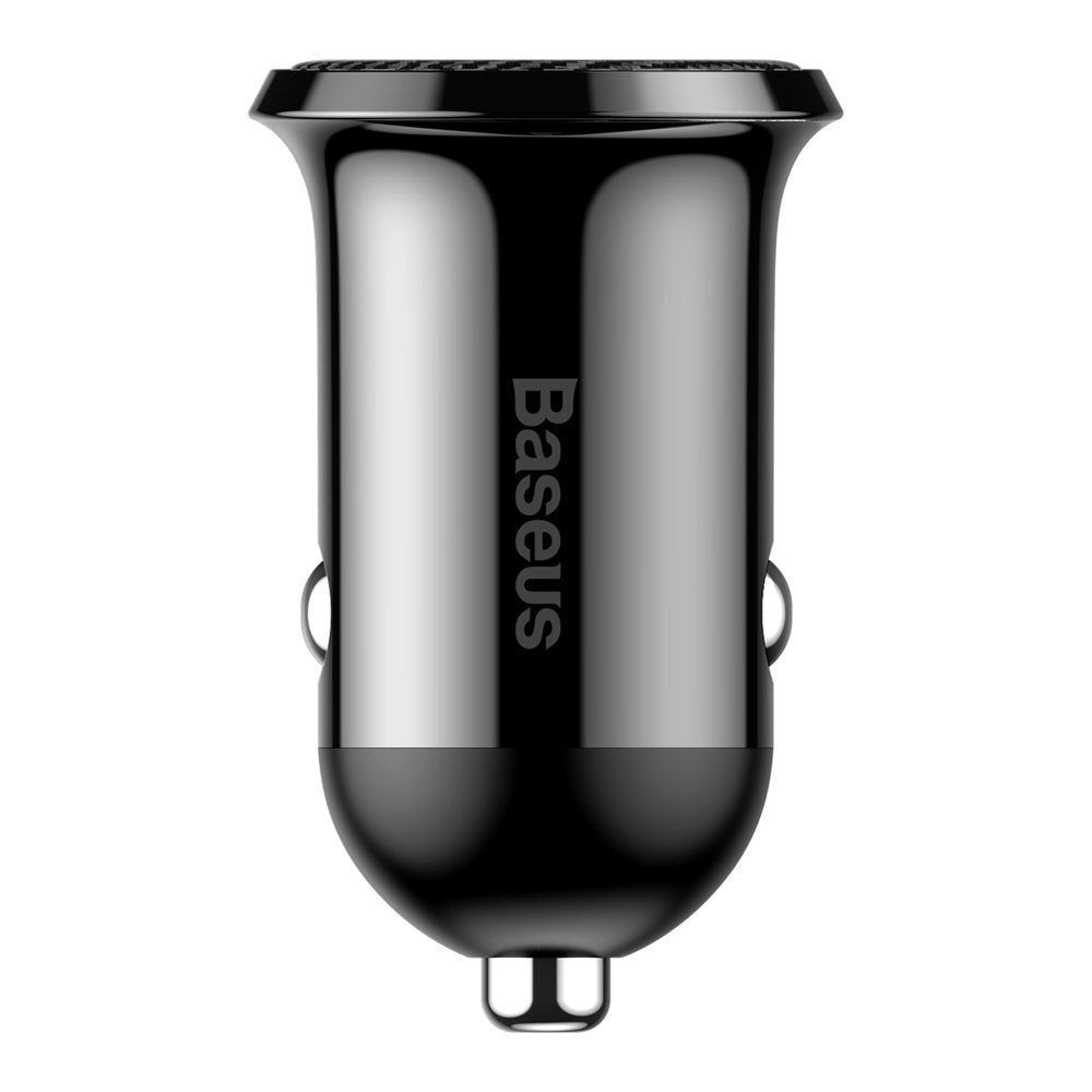 Baseus Grain Pro Autoladegerät, 24 W, 2,4 A, 2 x USB-A, Schwarz CCALLP-01