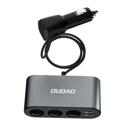 Dudao R1 Pro Feuerzeugerweiterung, 3 Ausgänge, 2 x USB-A, Display