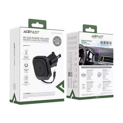 Auto Wireless Ladegerät Acefast D32, 15W, 1.67A, Schwarz