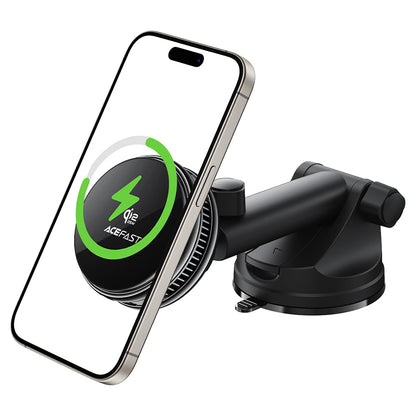 Acefast D67 Wireless Auto-Ladegerät, 25W, Schwarz