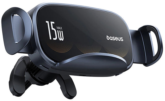 Baseus LightChaser Kfz-Wireless-Ladegerät, 15W, 1.67A, Schwarz, Wiederverpackt C40355901111-00