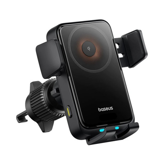 Baseus Wisdom Pro Vent Wireless Auto-Ladegerät, 15W, 1,67A, Schwarz, Wiederverpackt C40381501123-00