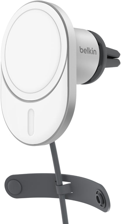 Belkin BoostCharge Pro Wireless Auto-Ladegerät, 15W, 1,67A, Weiß WIC008btGR-V2
