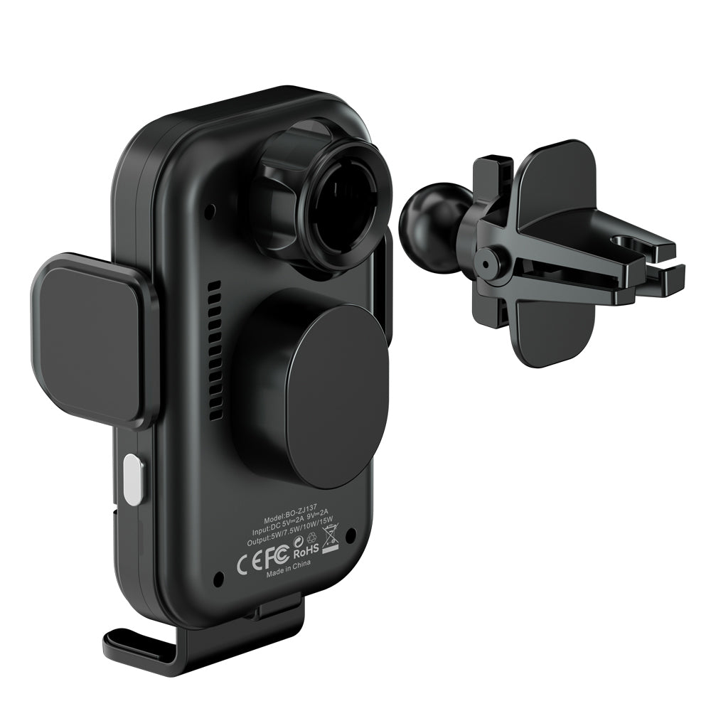 Kabelloses Auto-Ladegerät BWOO ZJ137, 15W, 1,67A, Schwarz