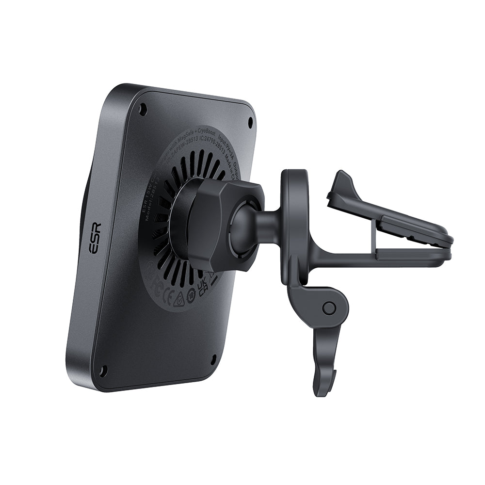 Kfz-Wireless-Ladegerät ESR CryoBoost, 15W, 1.67A, Silber