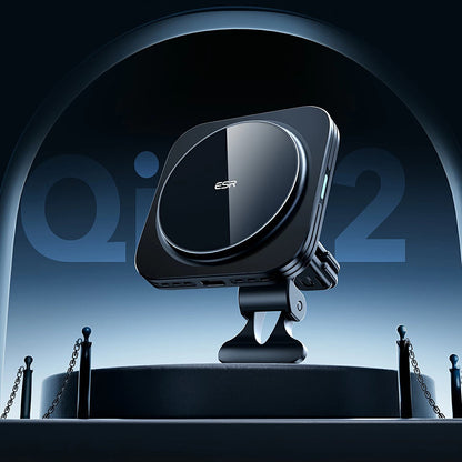 Kfz-Wireless-Ladegerät ESR HaloLock Vent, 15W, 1.67A, Schwarz