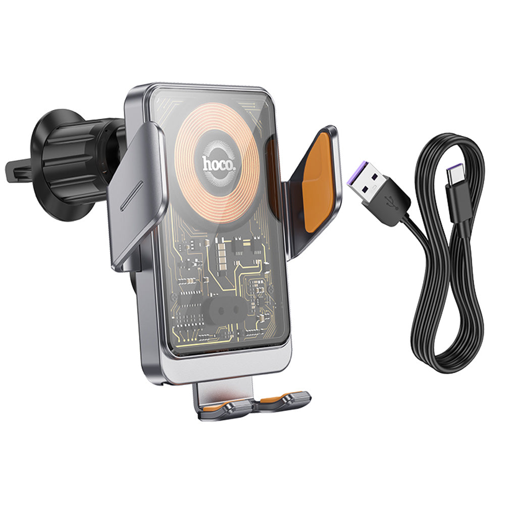 Kfz-Wireless-Ladegerät HOCO HW7, 15W, 1.67A, Schwarz