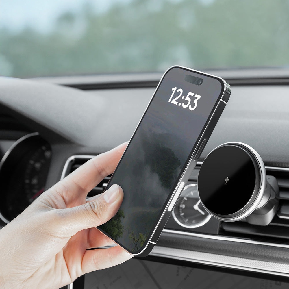 Auto Wireless-Ladegerät Proove Magic Circle, 15W, 1.67A, Silber WHMC15020006