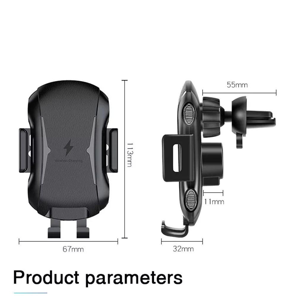 Auto Wireless Ladegerät Techsuit CAPD032 Premium, 10W, 1.1A, Schwarz