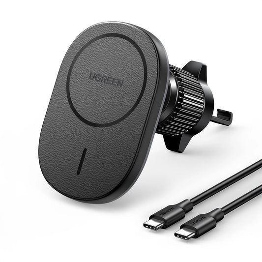 Kfz-Wireless-Ladegerät UGREEN CD345 Vent, 15W, 1.67A, Schwarz