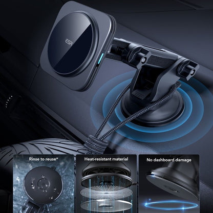 Kfz-Wireless-Ladegerät ESR Halolock Dash, 15W, 1.67A, Schwarz