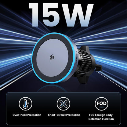 UGREEN W708 Kfz-Wireless-Ladegerät, 15W, 1.67A, Schwarz