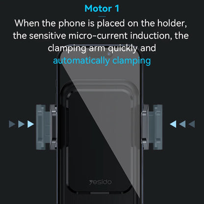 Kfz-Wireless-Ladegerät Yesido C312, 15W, 1.67A, Schwarz