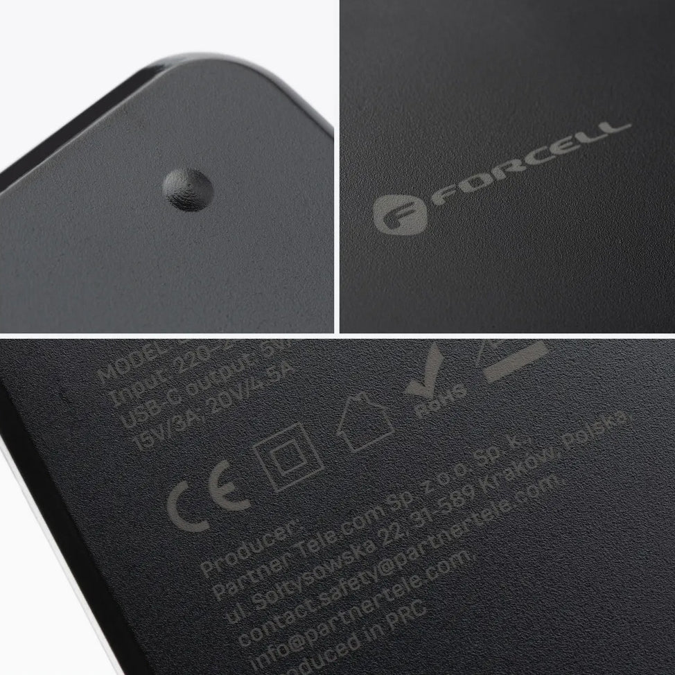 Forcell F-Energy E856 Ladegerät, 65W, Schwarz