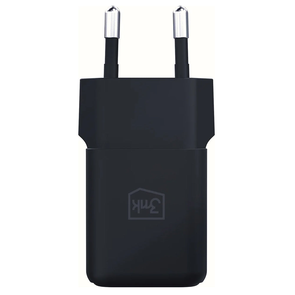Netzladegerät 3MK Hyper, 20W, 3A, 1 x USB-A - 1 x USB-C, Schwarz