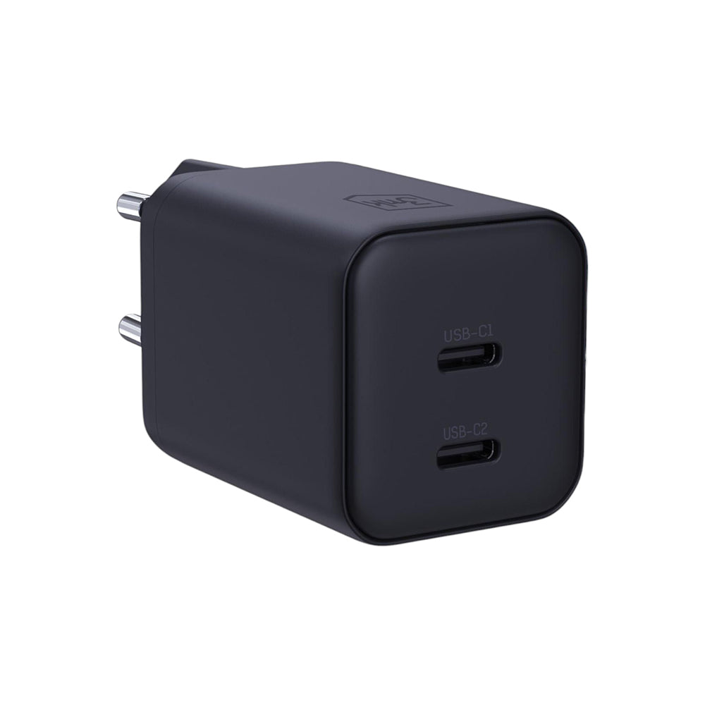 3MK Hyper Netzladegerät, 45W, 2 x USB-C, Schwarz
