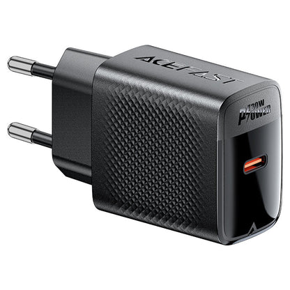 Netzladegerät Acefast A102, 30W, 3A, 1 x USB-C, Schwarz