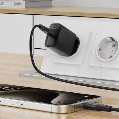 Netzladegerät Acefast A104, 25W, 3A, 1 x USB-C, Schwarz