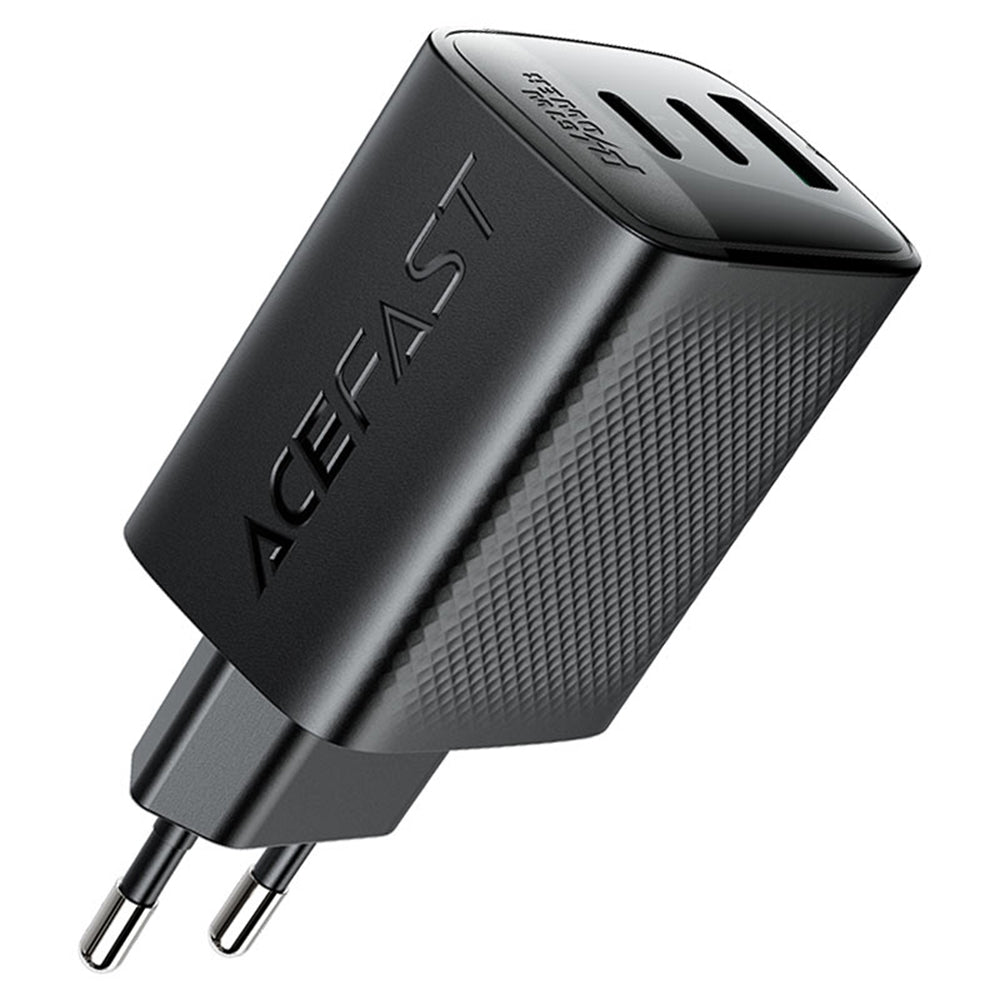 Netzladegerät Acefast A108, 67W, 3A, 1 x USB-A - 2 x USB-C, Schwarz