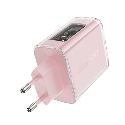 Netzladegerät Acefast A45 Exploration, 65W, 3.25A, 1 x USB-A - 2 x USB-C, Rosa