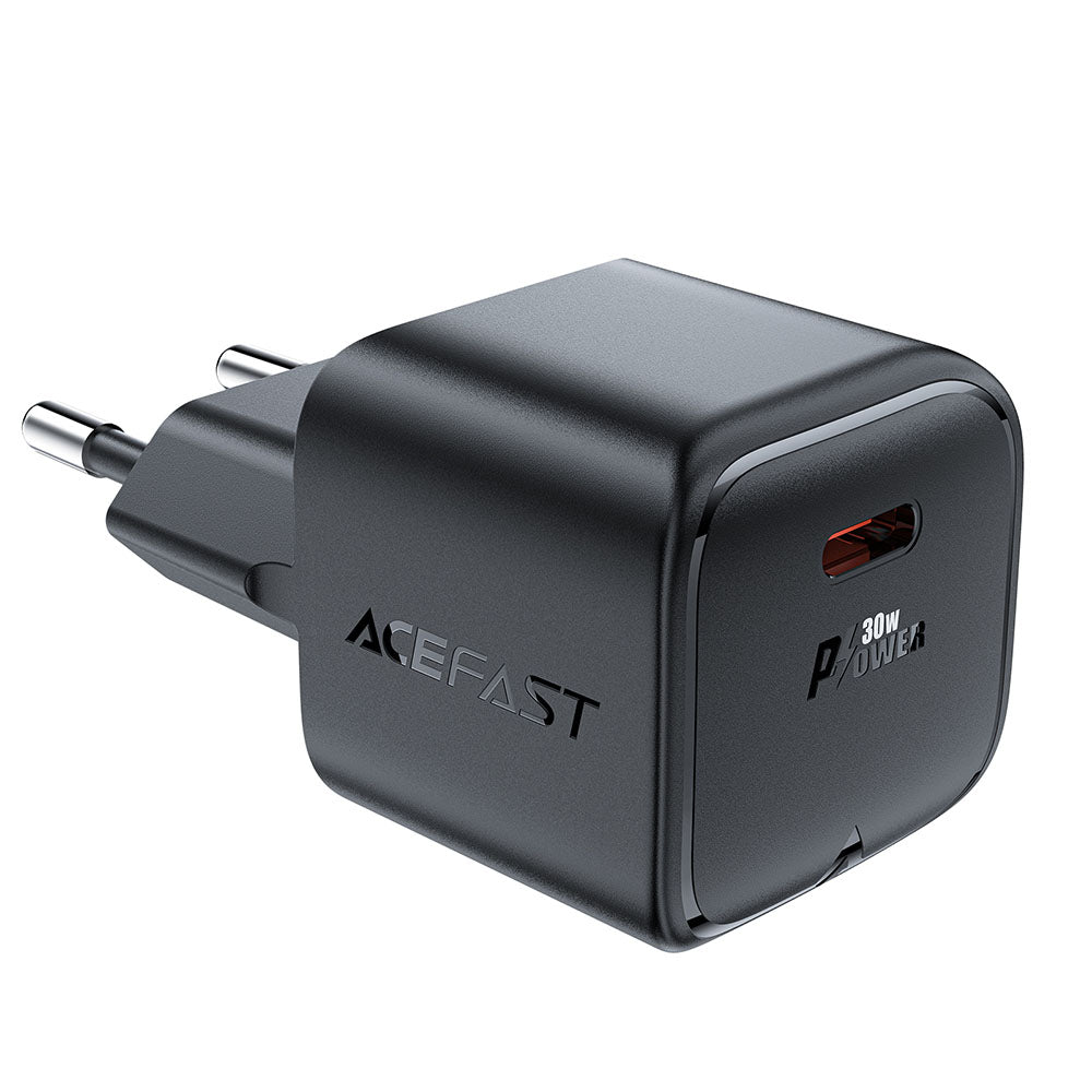 Netzladegerät Acefast A77, 30W, 3A, 1 x USB-C, Schwarz