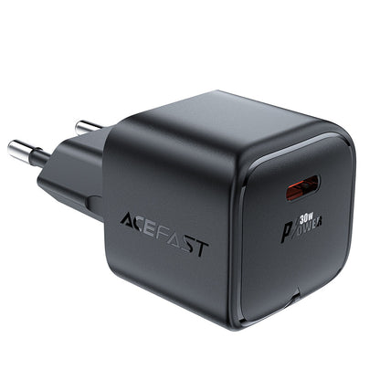 Netzladegerät Acefast A77, 30W, 3A, 1 x USB-C, Schwarz