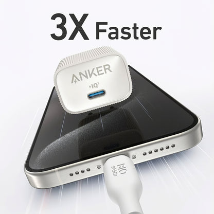 Anker 511 Nano 4 Netzwerkladegerät, 30 W, 3 A, 1 x USB-C, Weiß A2337G21