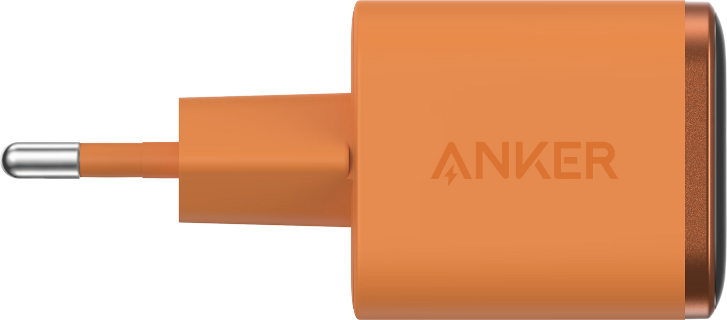Anker Nano Display Netzladegerät, 45W, 3A, 1 x USB-C, Orange A121DGO1