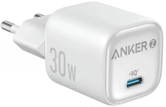 Anker Zolo Netzladegerät, 30W, 3A, 1 x USB-C, Weiß A2698G21