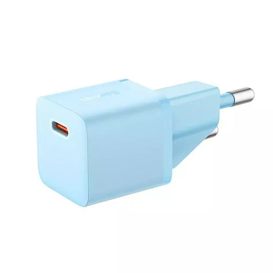 Baseus GaN Mini 1C Netzladegerät, 20W, 3A, 1 x USB-C, Blau CCGN050103