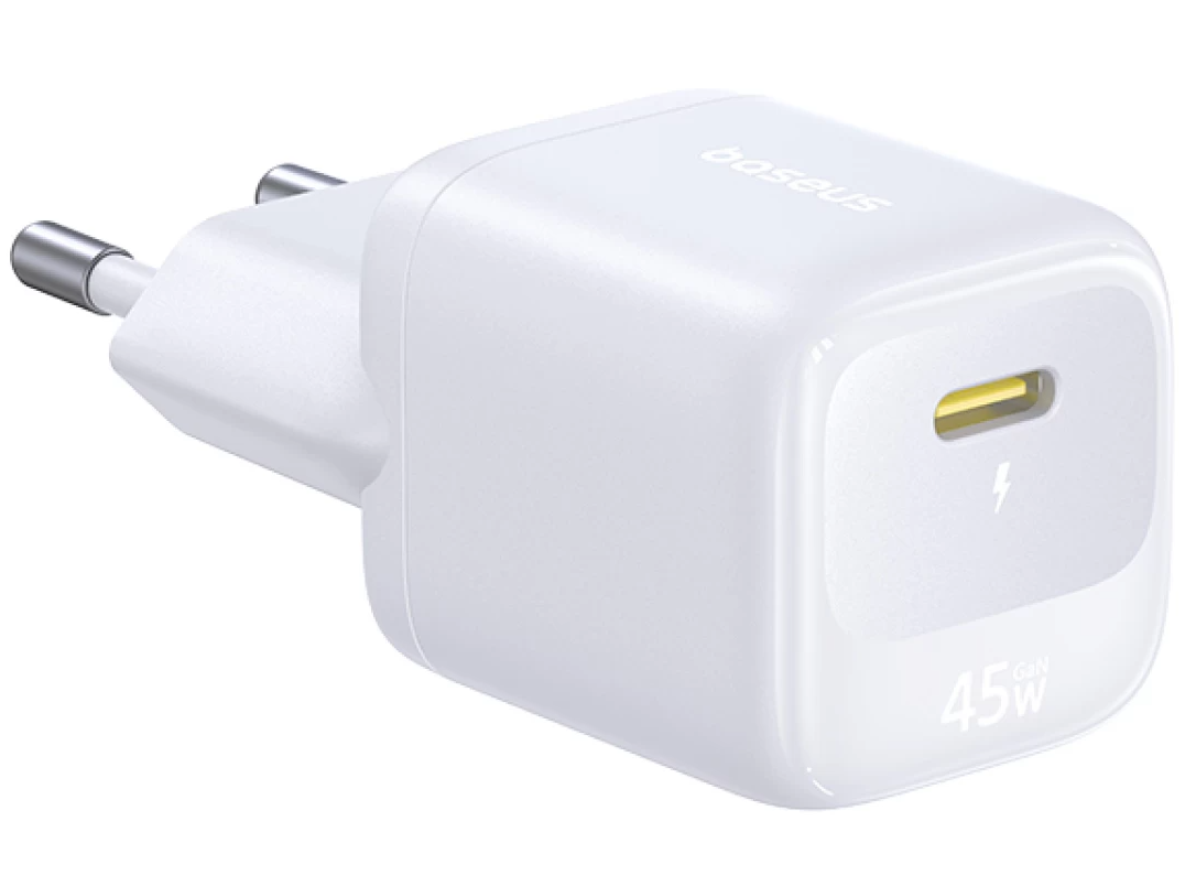 Baseus EnerFill FN22 Netzladegerät, 45 W, 3 A, 1 x USB-C, Weiß E0123301
