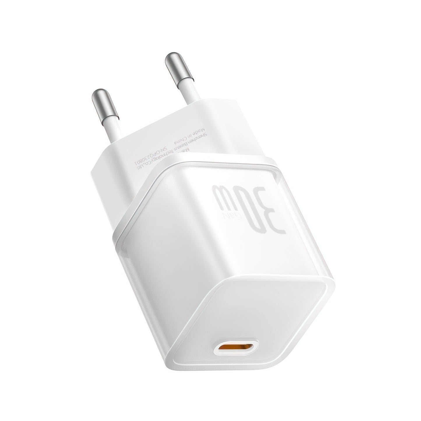 Baseus GaN5S Netzladegerät, 30W, 3A, 1 x USB-C, Weiß P10162504213-00