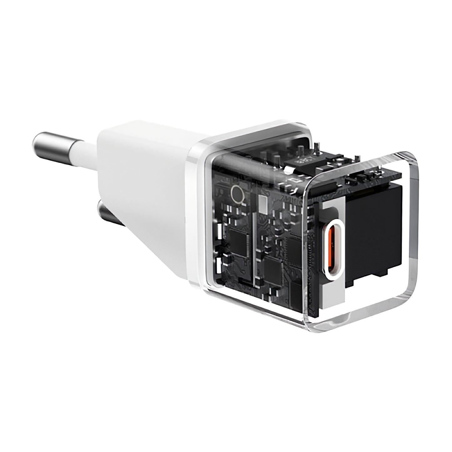 Baseus GaN5S Network Charger, 20W, 3A, 1 x USB-C, White P10162503213-00