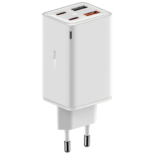 Netzwerk-Ladegerät Baseus GaN6 Pro, 65W, 3,25A, 2 x USB-A - 2 x USB-C, Weiß 