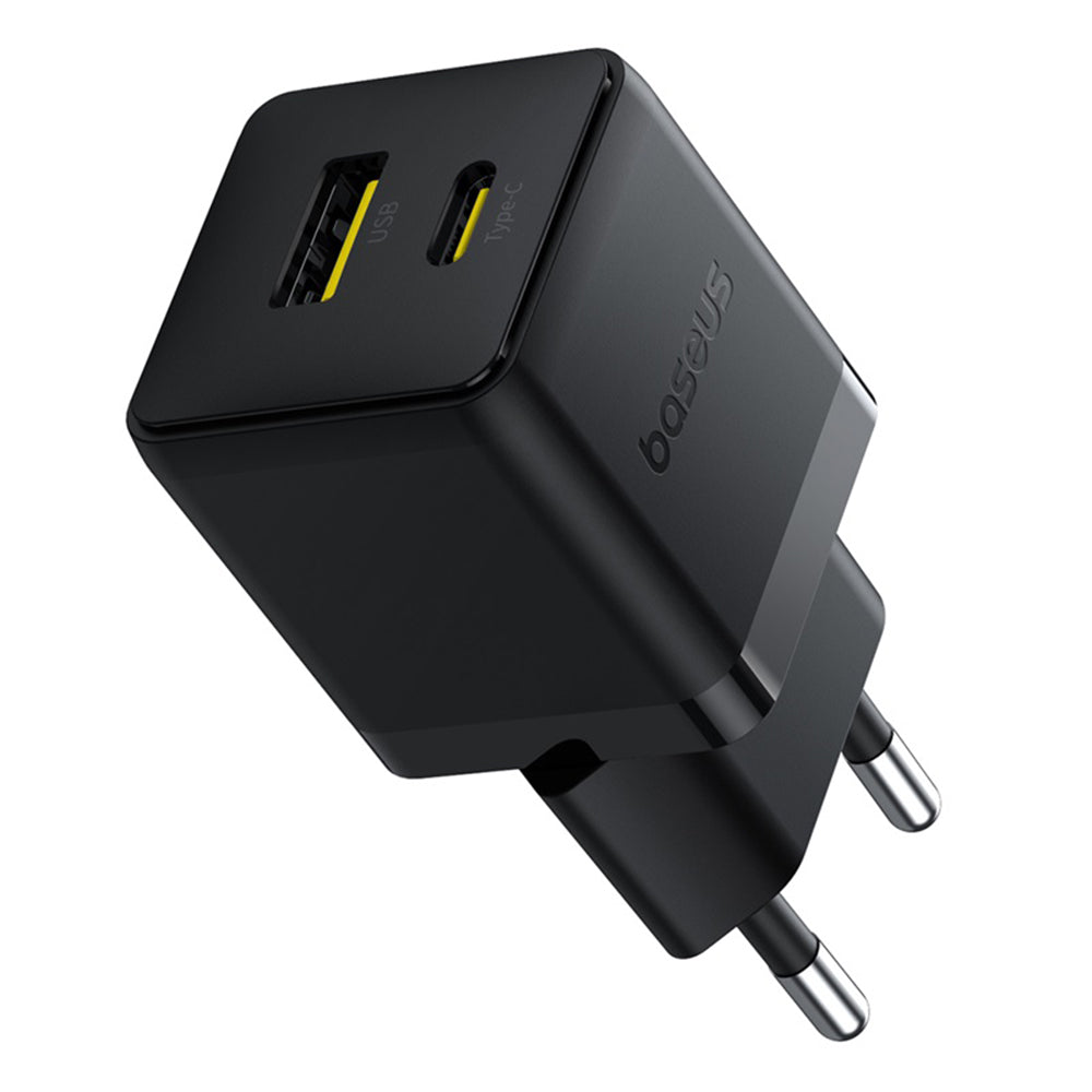 Baseus Palm Network Charger, 30W, 3A, 1 x USB-A - 1 x USB-C, Black P1011160A113-00