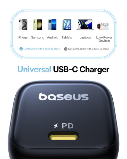 Netzladegerät Baseus PicoGo, 45W, 3A, 1 x USB-C, Schwarz P10176800123-00