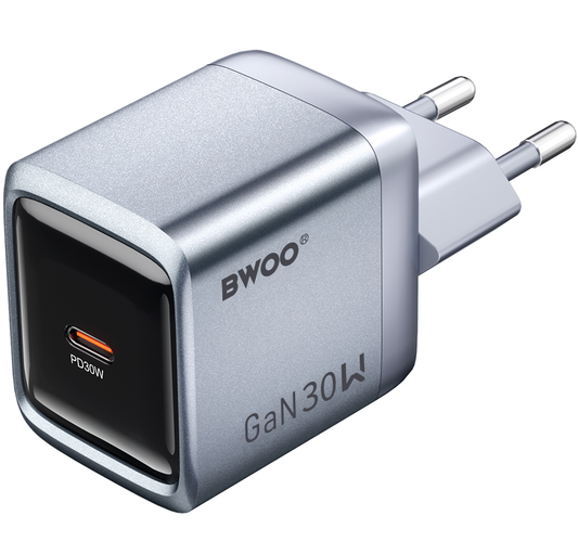 Netzteil BWOO BO-CDA236, 30W, 3A, 1 x USB-C, Grau