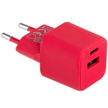 Colorum Netzwerkladegerät CLS30-AC-02, 30 W, 3 A, 1 x USB-A – 1 x USB-C, Magenta