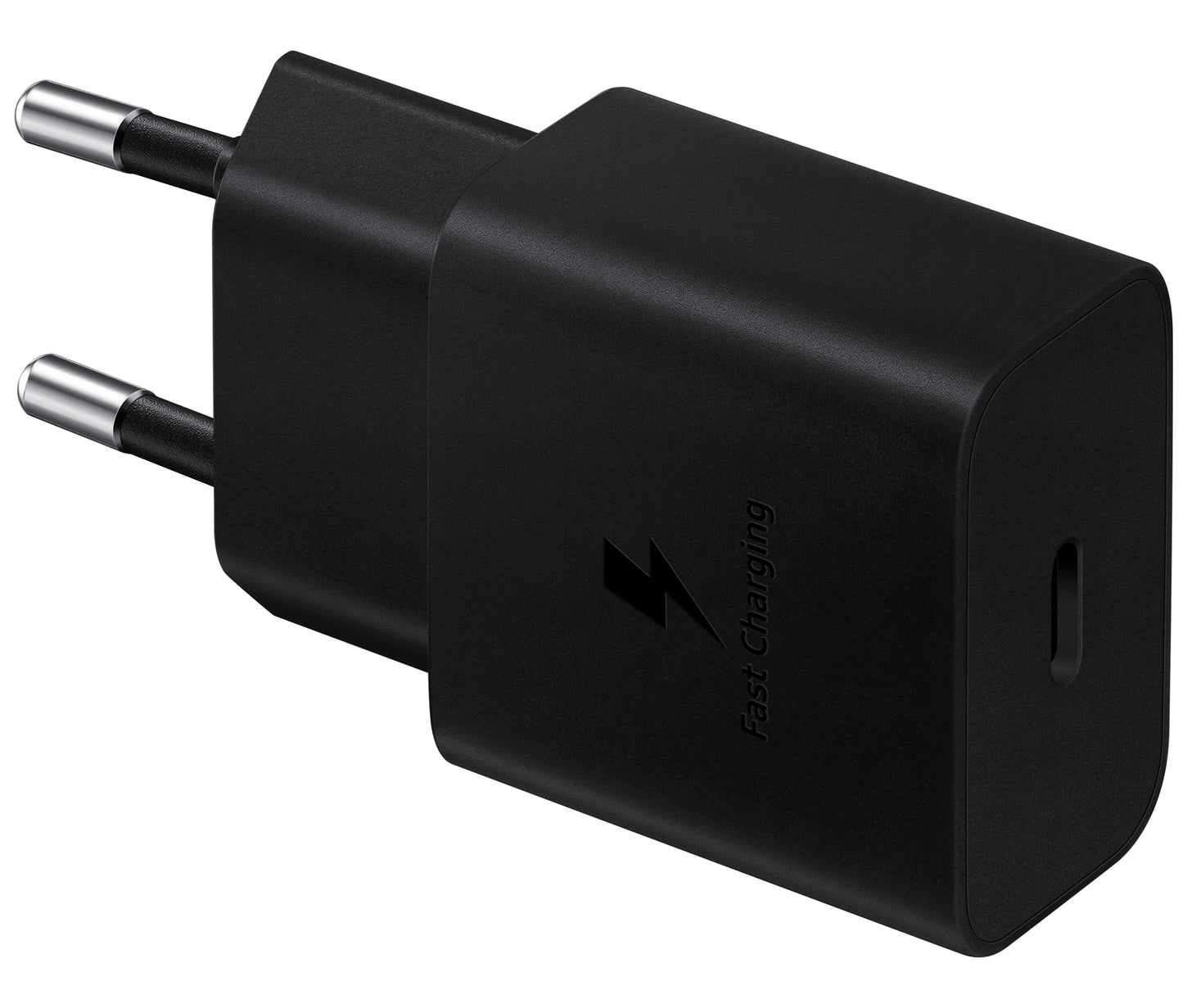 Netzwerkladegerät mit USB-C-Kabel Samsung, 15 W, 2 A, 1 x USB-C, Schwarz EP-T1510XBEGEU