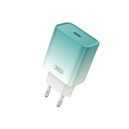 Netzwerkladegerät mit USB-C-Kabel XO Design CE18, 30 W, 3 A, 1 x USB-C, Blau