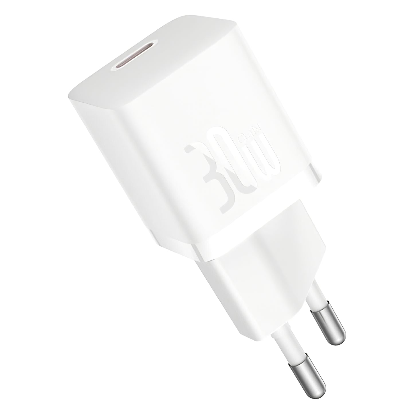 Netzwerkladegerät mit USB-C-Kabel Baseus GaN5S, 30 W, 3 A, 1 x USB-C, Weiß P10110902213-00