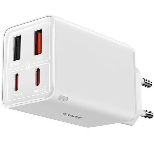 Netzwerkladegerät mit USB-C-Kabel Baseus GaN6 Pro, 100 W, 3,25 A, 2 x USB-A – 2 x USB-C, Weiß P10162705212-00